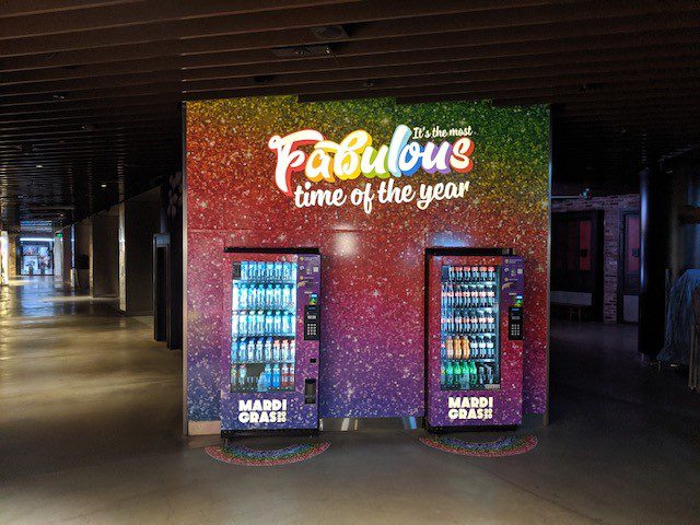 vending machine signage for the fabulous time of the year