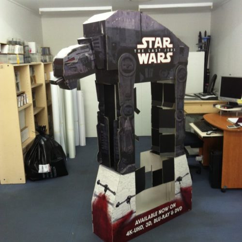 standee of star war by colorcorp